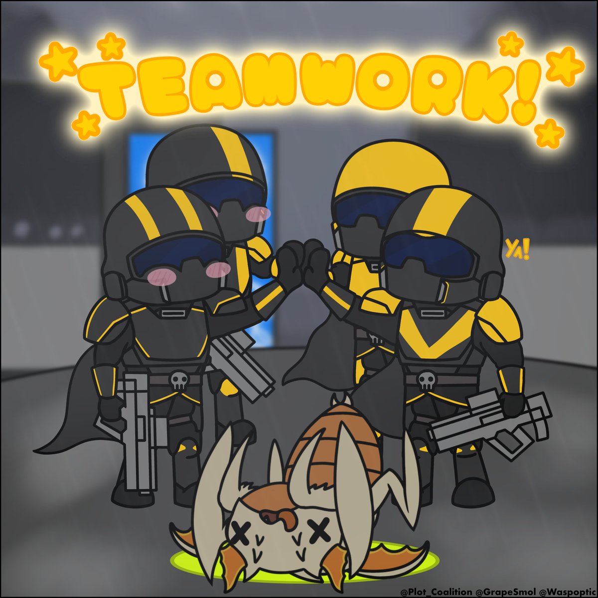 plot_coalition's tweet image. Save the Helldiver! ##helldivers #helldivers2 

@helldivers2 @ArrowheadGS