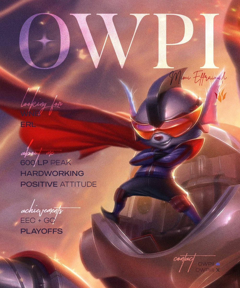 owpiiii's tweet image. LFT 2026 as jungle!
Mostly prefer fem scene offers but open to erl too :D
msg me on discord: owpii