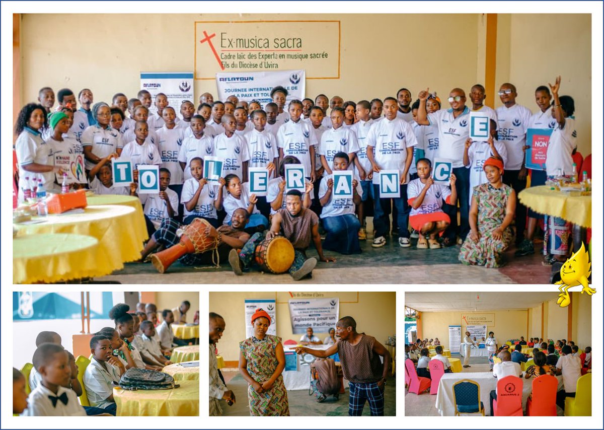 Young people in DRC building peace and #tolerance. #Lifeskills that plant seeds for a more hopeful tomorrow.

See: shorturl.at/j2dhv

#SDG4 #FinancialEducation #Aflatoun #Peacebuilding <a href="/CeafpdA/">CEAFPD-asbl</a>