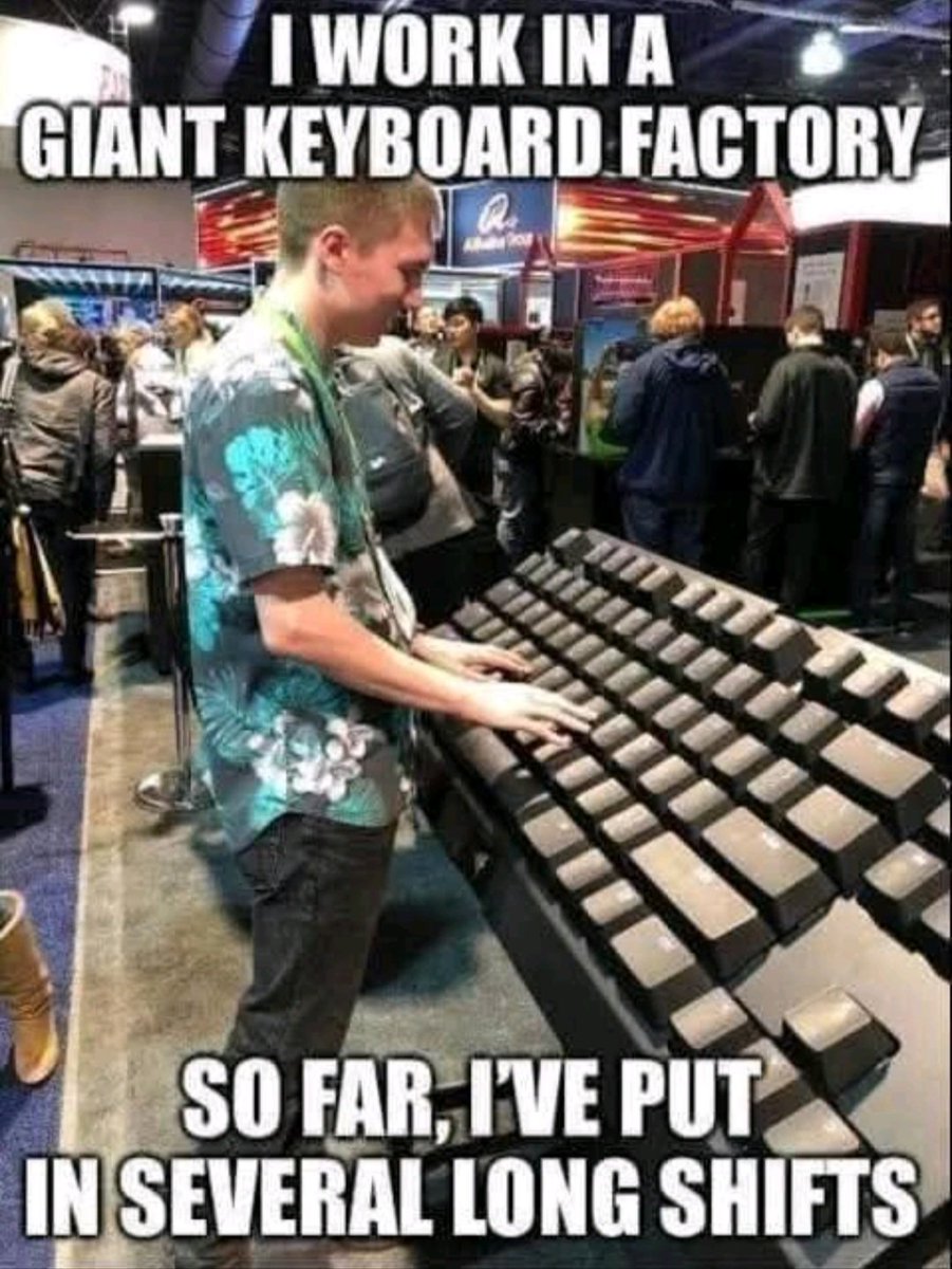 KevTechSupport's tweet image. Happy Monday lol 😆 

Nothing like bringing a giant keyboard to work.

#itsupportspecialist #desktopsupport #desktopsupporttechnician #desktopengineer