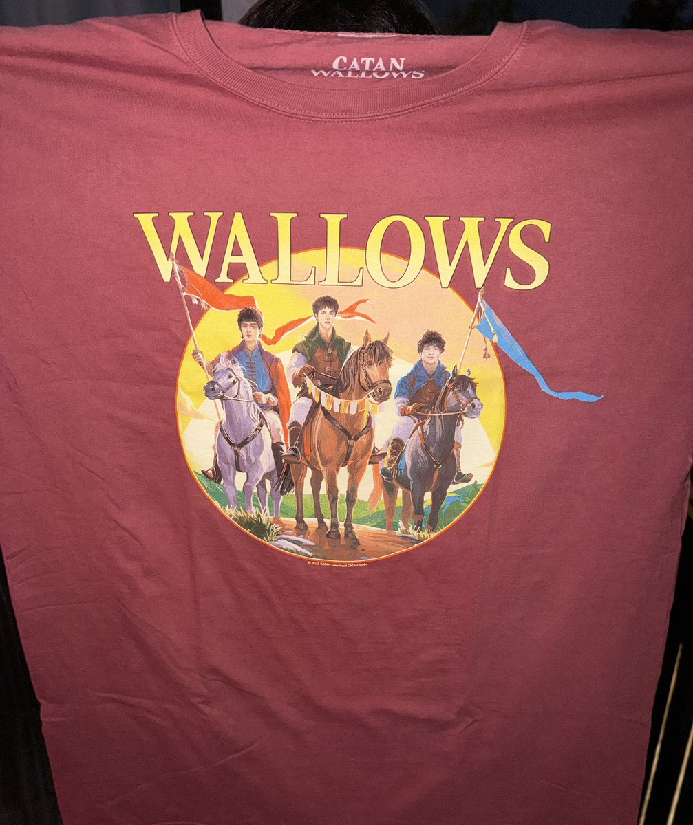 wallowsmusic's tweet image. Hi sorry for the absence we’ve been busy but guess what we’ve got new merch on our site right now just in time for the holidays, including a collab with @settlersofcatan (!!!). Go have at it much love to you all we love and miss u 🫰 wallowsmusic.store