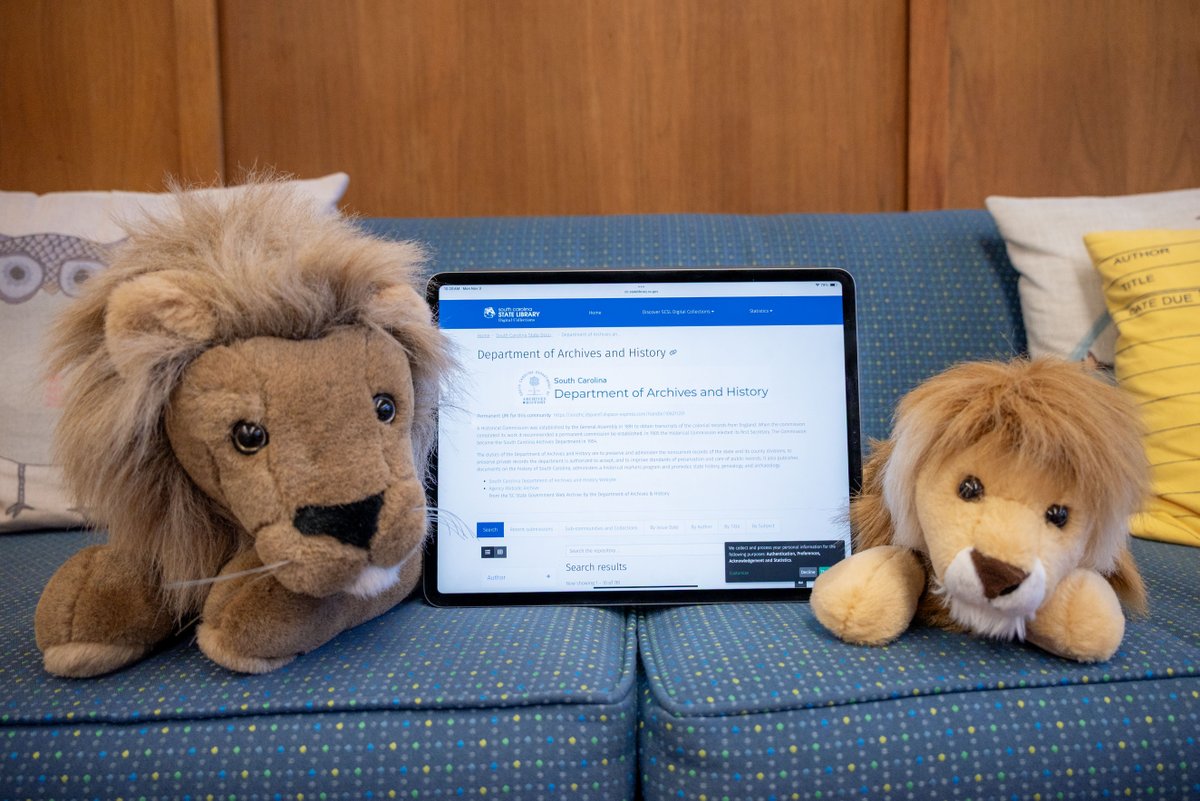 scstatelibrary's tweet image. Today’s #SCDocsRock highlights the South Carolina Department of Archives and History. Its mission is to preserve and promote the documentary and cultural heritage of the Palmetto State through the Archives and more. To view their digital publications visit tinyurl.com/kjks3687