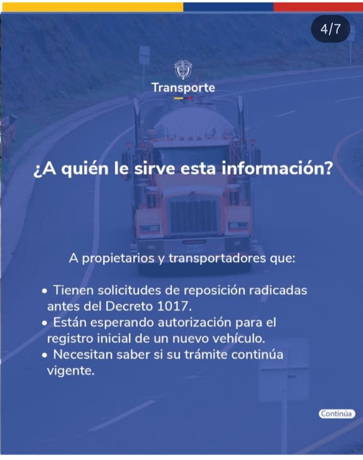 #ATENCIÓN CAMIONEROS
El <a href="/MinTransporteCo/">MinTransporte</a> público el LISTADO DE VEHÍCULOS DE CARGA PENDIENTES DE REPOSICIÓN a través de la Circular 0777 de 2025 y 

🚧Camionero, consulta la circular y verifica la placa de tu vehículo.🚛
<a href="/SinalcoOficial/">Sinalco | Sindicato</a>
<a href="/ASOTRANSCAMATL1/">ATLANTICO</a>
<a href="/CRUZADANACIONA2/">CRUZADA NACIONAL PRESIDENTE</a>