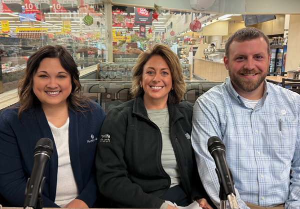 theSCRadio's tweet photo. Peoples Bank's Christmas for a Cause has raised more than $40,000. On The Daily Grind today, Bonita Van Otterloo & Drew DeVries were joined by Sam Mosher from Rising Arrows which is this year’s beneficiary. Hear today's program at https://t.co/KGUiHQKEZo https://t.co/8sQmdTPnHt
