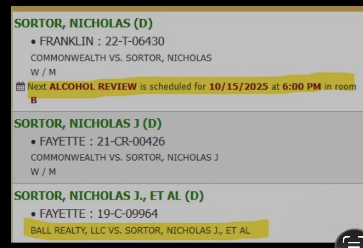 ElisabethGFY's tweet image. Reminder Nick Sorter is a criminal
And a drunk