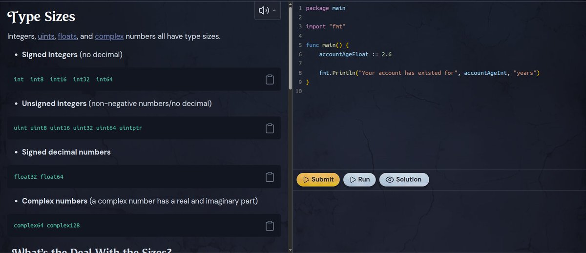 ZeeshanMakhtoor's tweet image. Day  22 of #100daysofcode
learning Go, 
rn in the variables chapter

learning backend from @bootdotdev 

Bye bye       
 #LearnInPublic #backenddevloper