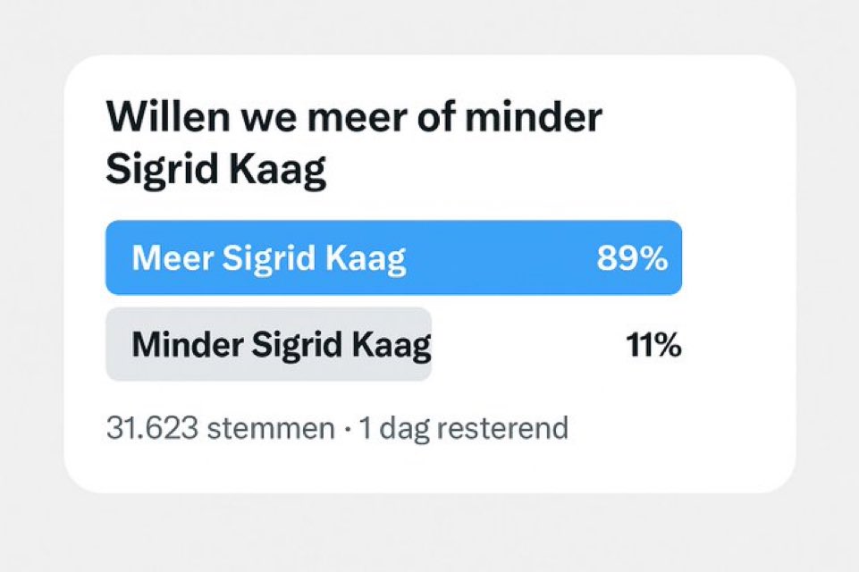 Premier Kaag tweet media