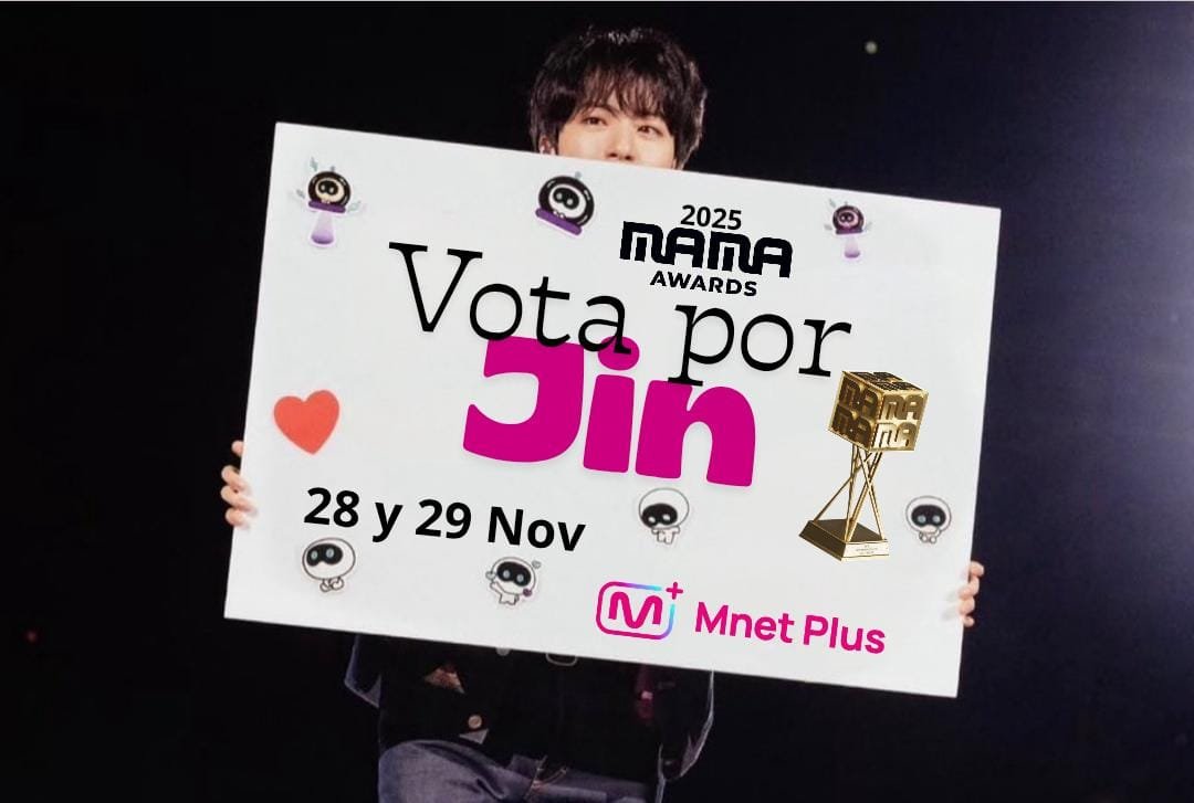 Seokjin_HN's tweet image. 🗓️ Votación en vivo: 28-29 de noviembre

La votación en vivo de los premios MAMA  solo estará disponible por unas horas y se anuncia la hora exacta de inicio y fin durante la transmisión en vivo.

Por eso es importante, estar alertas y preparad@s para votar por JIN‼️

⤞ ¿Cómo…