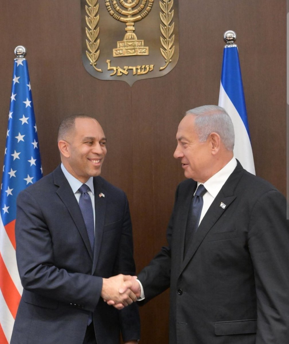 A man who has shown such utter disregard and disdain for human life by supporting the wholesale slaughter of the Palestinian people should not be the leader of the Democratic Party. Hakeem Jeffries needs to be unseated.