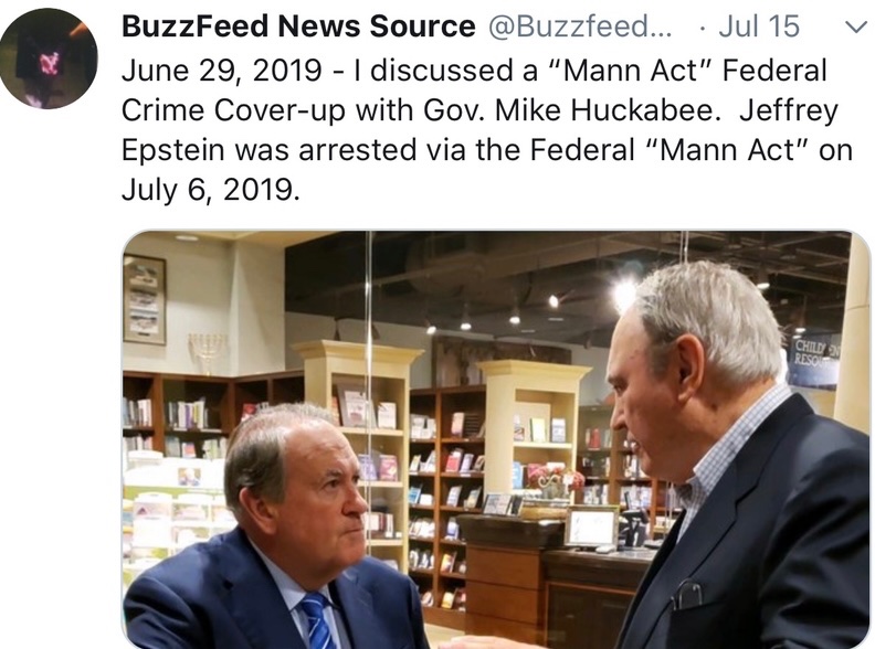 BuzzfeedSource's tweet image. Ambassador Mike Huckabee says Christians have a “moral obligation” to support Israel. I believe Ambassador Huckabee has a “moral obligation” to publicly confirm I am telling the truth about the John Perry child sex abuse cover-up still being protected by Nashville Police,…