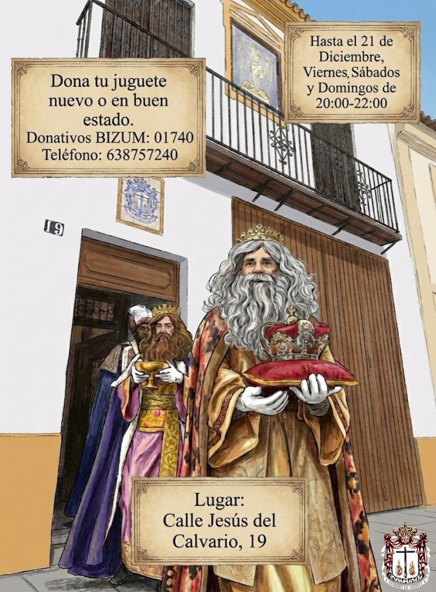 ⚫️ 𝐂𝐀𝐌𝐏𝐀Ñ𝐀 𝐃𝐄 𝐍𝐀𝐕𝐈𝐃𝐀𝐃 ⚫️
Una Navidad más, nuestra Hermandad inicia la campaña de recogida de juguetes para los niños que se encuentran en una situación social desfavorecida.
Muchas gracias a todos los que colaboren.