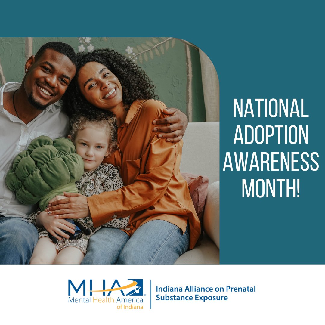 November is National Adoption Awareness Month 💙   We honor families who open their hearts and homes to children in need.
Adopted children may face challenges like Fetal Alcohol Spectrum Disorders, but with love and support, they can thrive.

☀️ Resources: inalliancepse.org/parents-caregi…