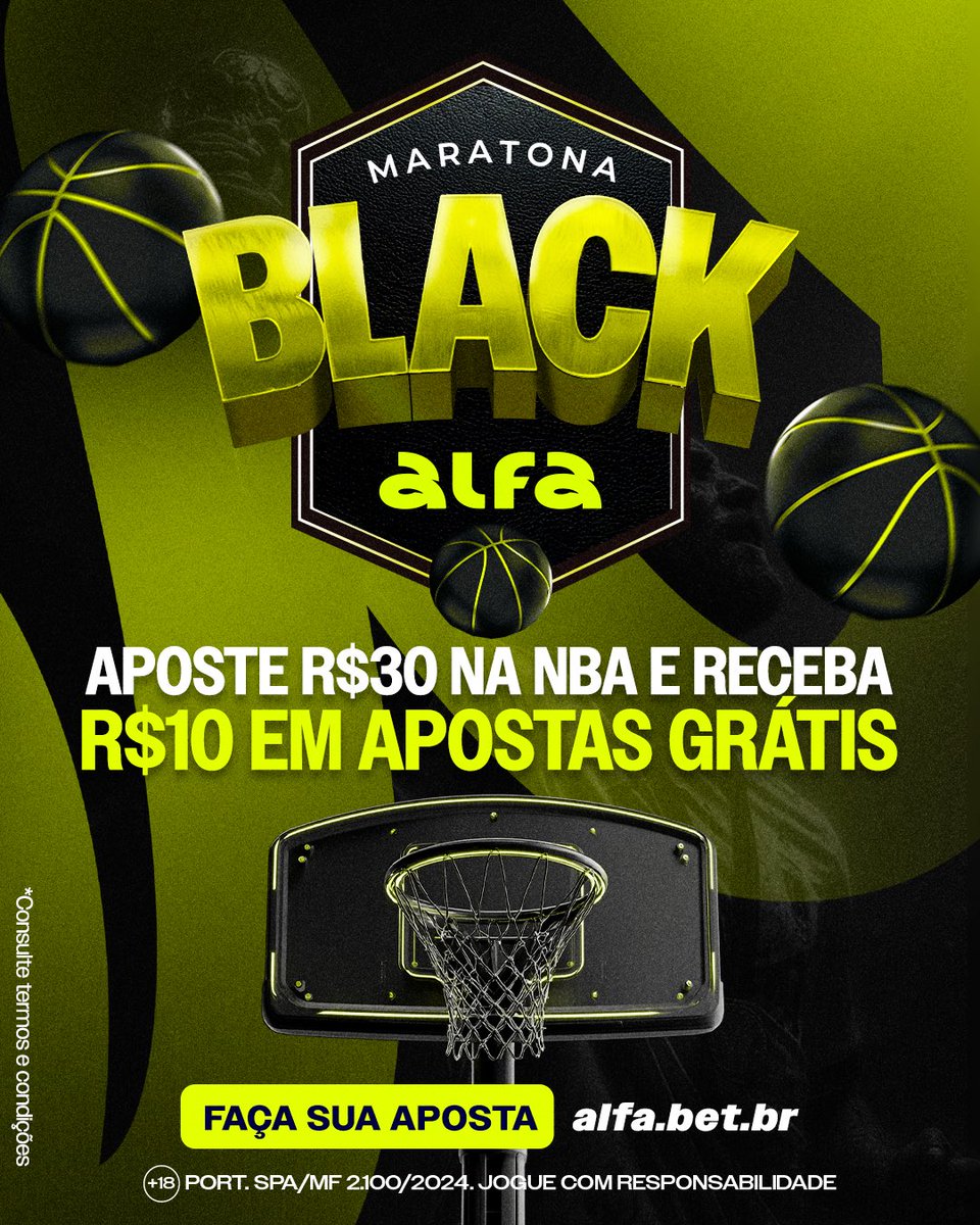 alfabetbr's tweet image. COMEÇOU A MARATONA BLACK ALFA! 🖤

A missão de hoje: palpitar na NBA! 🏀