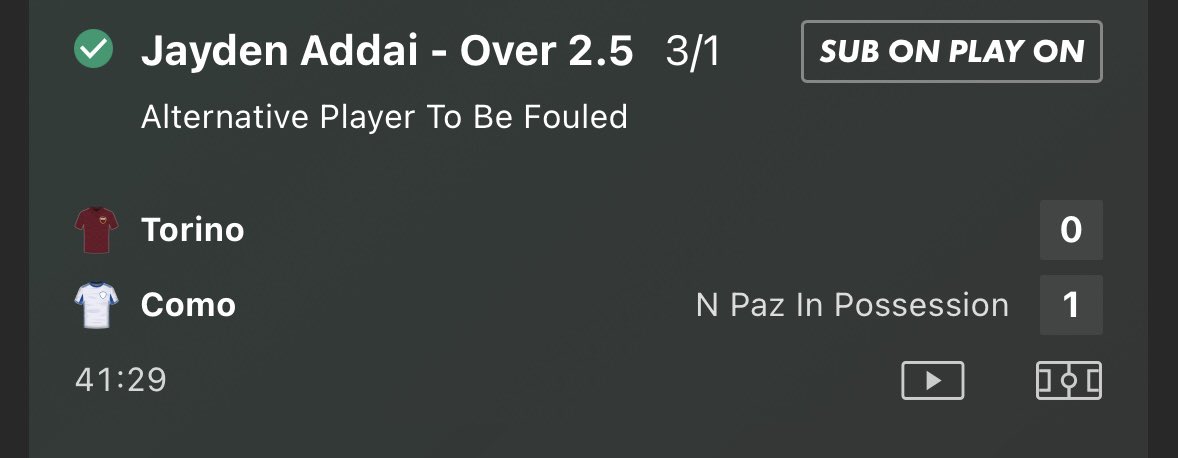 TheMooseTips's tweet image. 3/1 ✅

Won 3 fouls and scored a goal, top guy 👊

Like ❤️ if you backed !