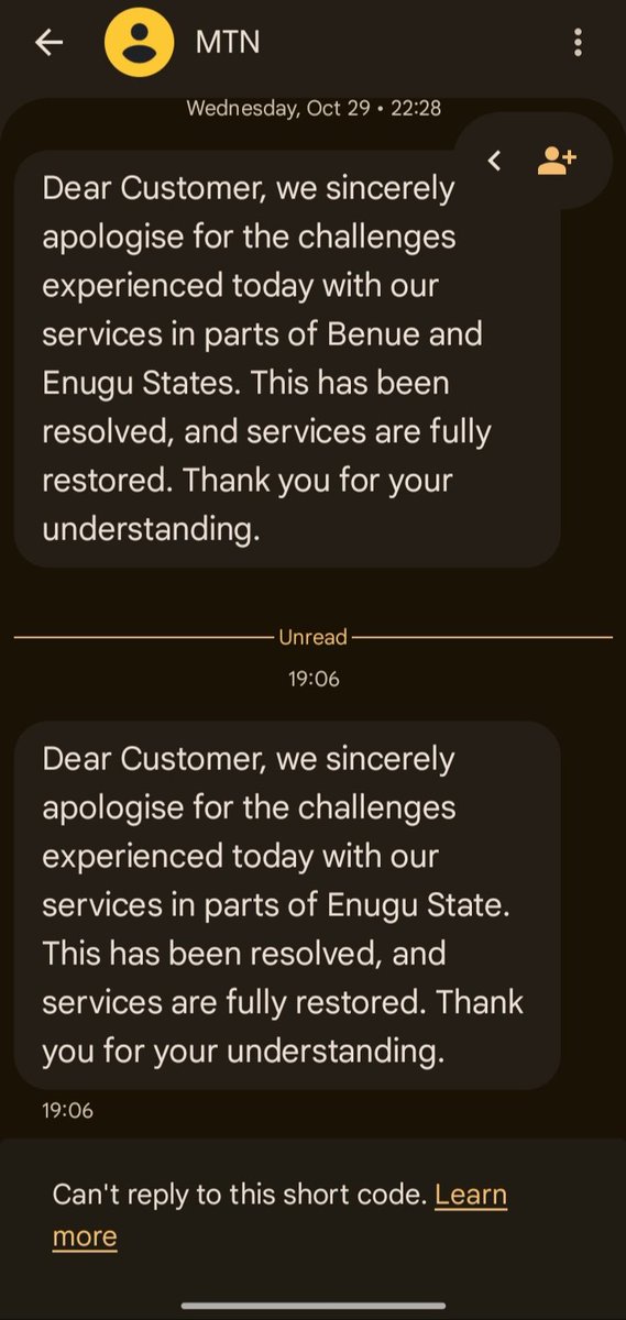 Ever since I switched from <a href="/MTNNG/">MTN Nigeria</a> to <a href="/Starlink/">Starlink</a> , I got over this persistent network issue completely.