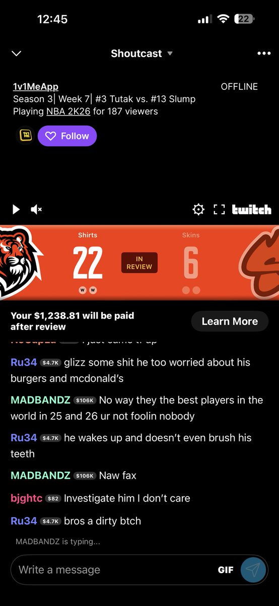 NoCapLA_'s tweet image. Preciate yall boys turned 400 into 1200 in 10 minutes @TCUTutakk @Jboolinx @1v1Me