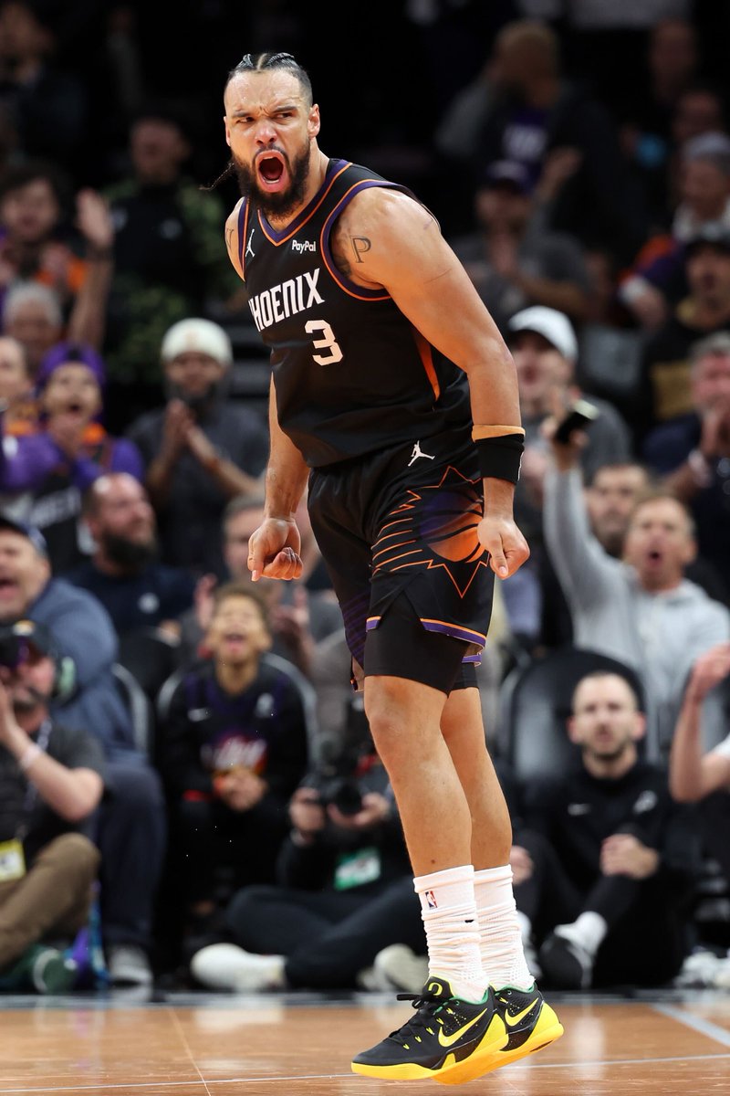 NBA's tweet image. RISING SUNS: The Phoenix Suns (11-6) have won 10 of their last 12 games entering tonight’s home matchup with the Houston Rockets (10-4) at 9:30pm/et on Peacock. Phoenix holds strong at both ends of the court under new coach Jordan Ott, ranking 10th in the NBA in offensive rating