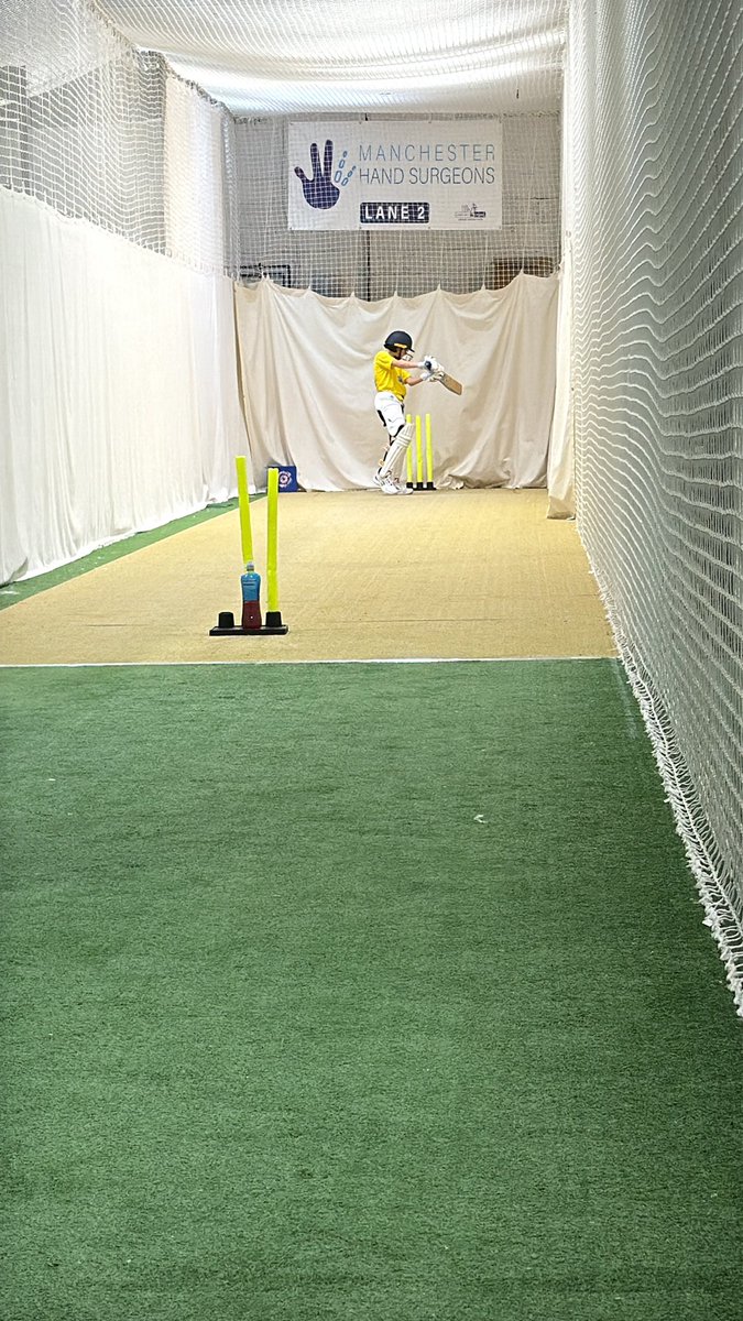 Monday nights are for nets. No off season 🏏 🥶
