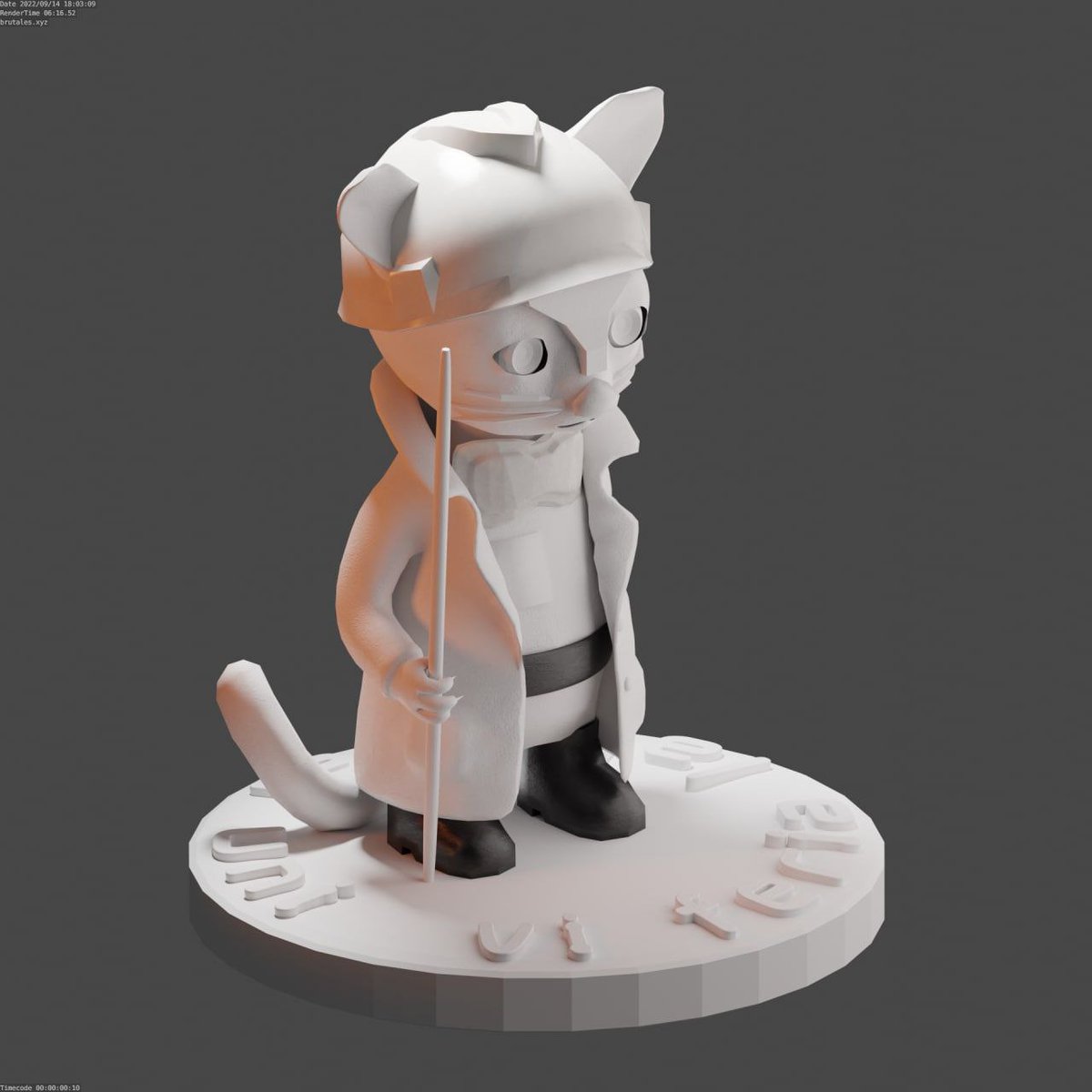 El coleccionable TECUNI "El otorongo" creado inicialmente para la Feria Laboral de la Universidad Nacional de Ingeniería <a href="/UNIoficial/">UNI</a> 🇵🇪, ya está liberado para su impresión en el FAB-LAB. 🫶🏼
Para tu próxima actividad académica y/o cultural consulta los archivos por DM. #blender