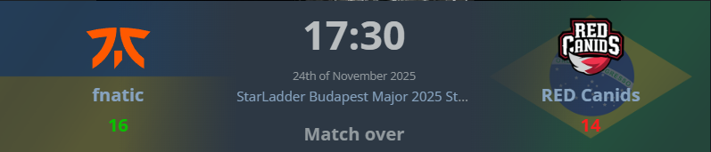 sendohCS's tweet image. Por los pelos se me va el 0-3 de Canids 🙃