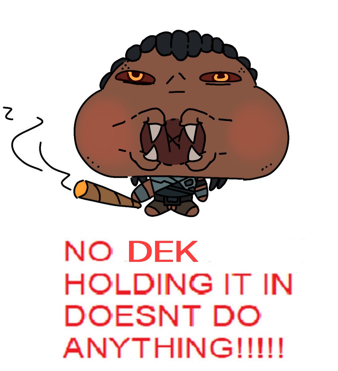 Bro really likes earth weed💔💔