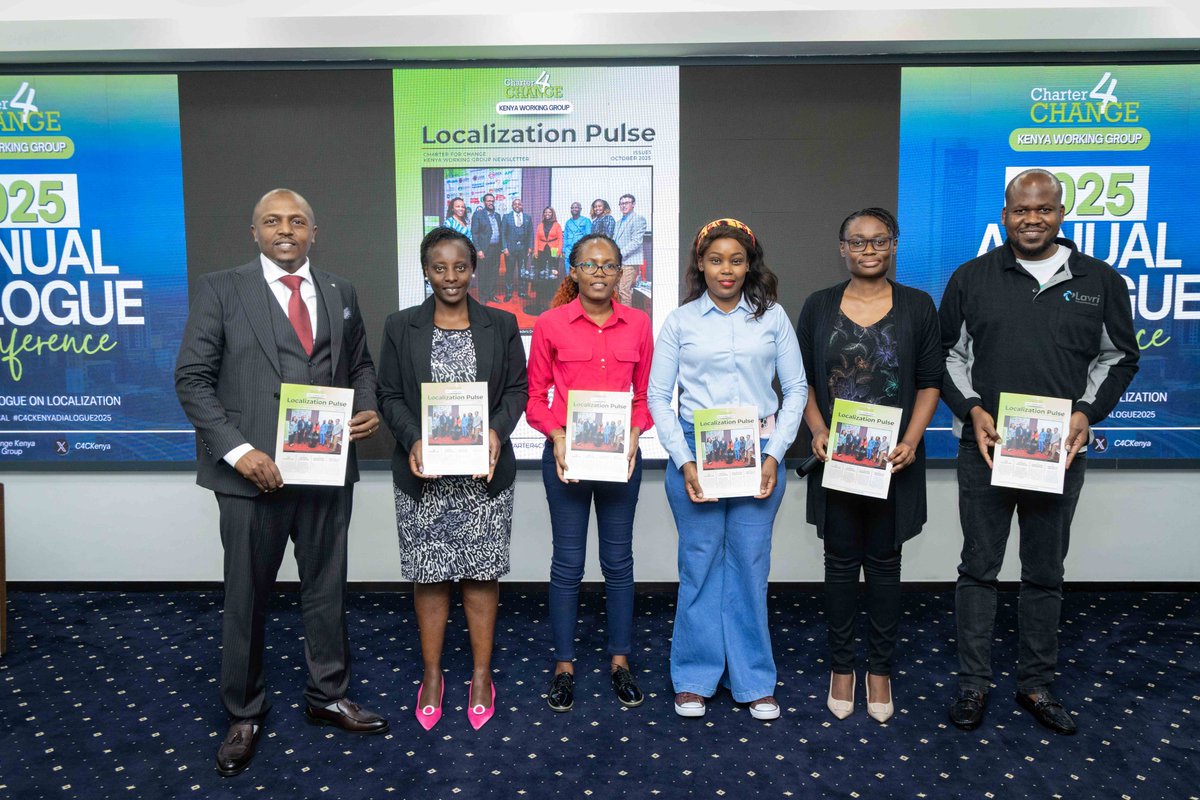 C4CKenya's tweet image. In a first for the Kenya Working Group, we also celebrated the launch of our inaugural newsletter, 𝐓𝐡𝐞 𝐋𝐨𝐜𝐚𝐥𝐢𝐳𝐚𝐭𝐢𝐨𝐧 𝐏𝐮𝐥𝐬𝐞- your new source for sector updates, insights, and advocacy. 
 #ADC2025 #TheLocalizationPulse #C4CKenyaDialogue2025