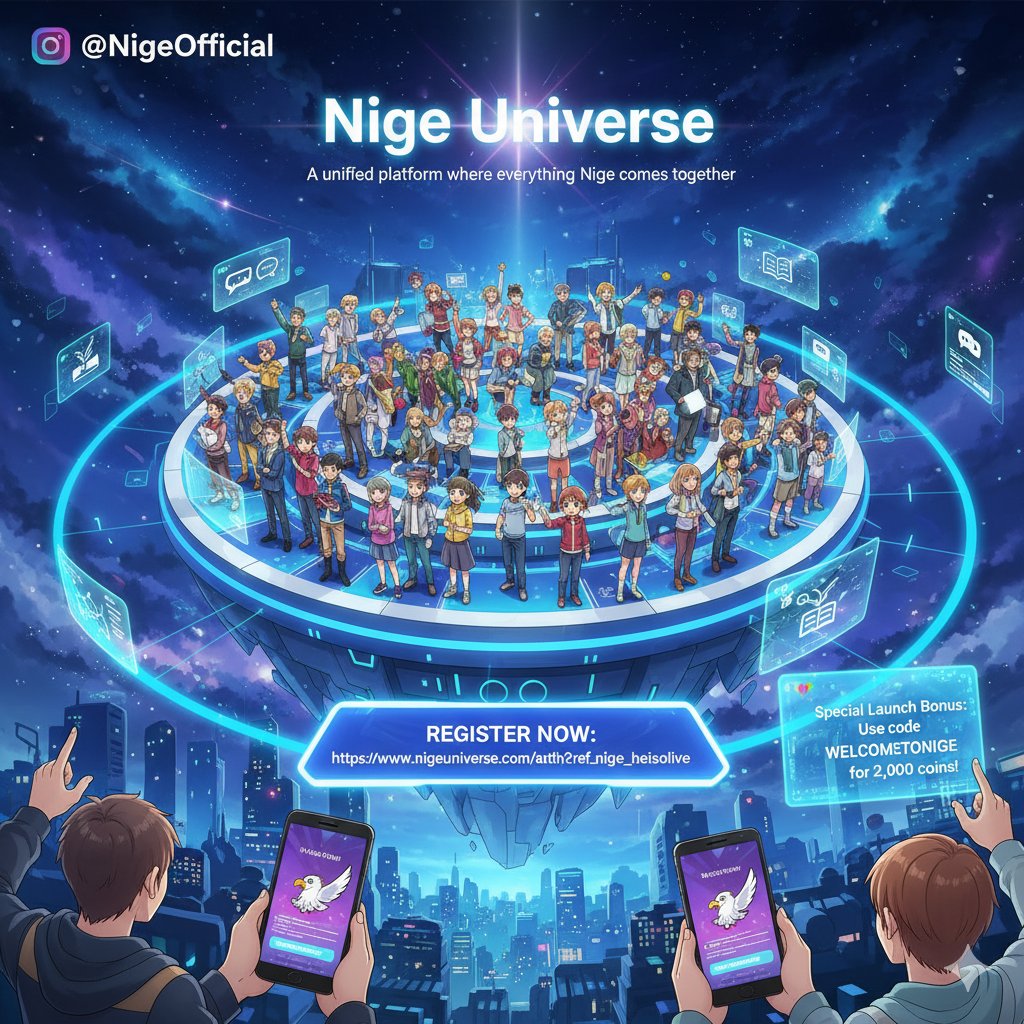 _BigWale's tweet image. Guessing is for the crowd, mastery is for Nigents.
With @nigePredict, the chaos of sports, markets, and trends becomes your playground.
One perfect prediction can push you up the ranks instantly.
Here, luck means nothing,the real power is skill, backed by @NigeOfficial.