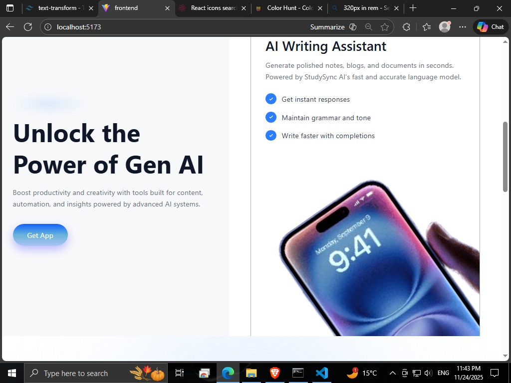 PremMaurya723's tweet image. Big win today: launched the new skills &amp;amp; FAQ sections for StudySync! Got inspired by Framer’s awesome designs and brought that vibe to my site. Love how it all came together! 🚀🎨 #BuildInPublic #WebDev #StudySync #Framer