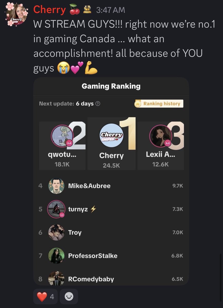 cherrysniped's tweet photo. blessed ❤️ https://t.co/dX6bLMTQ43