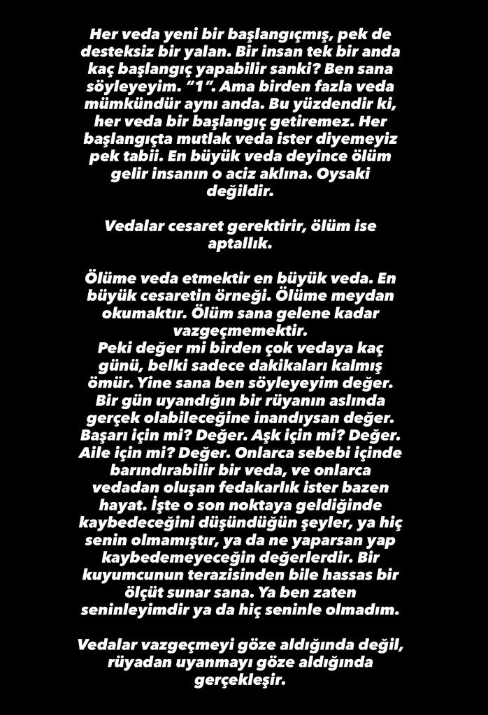 onucuncukral's tweet photo. Vedalar cesaret gerektirir, ölüm ise aptallık https://t.co/z8KP40NrT4