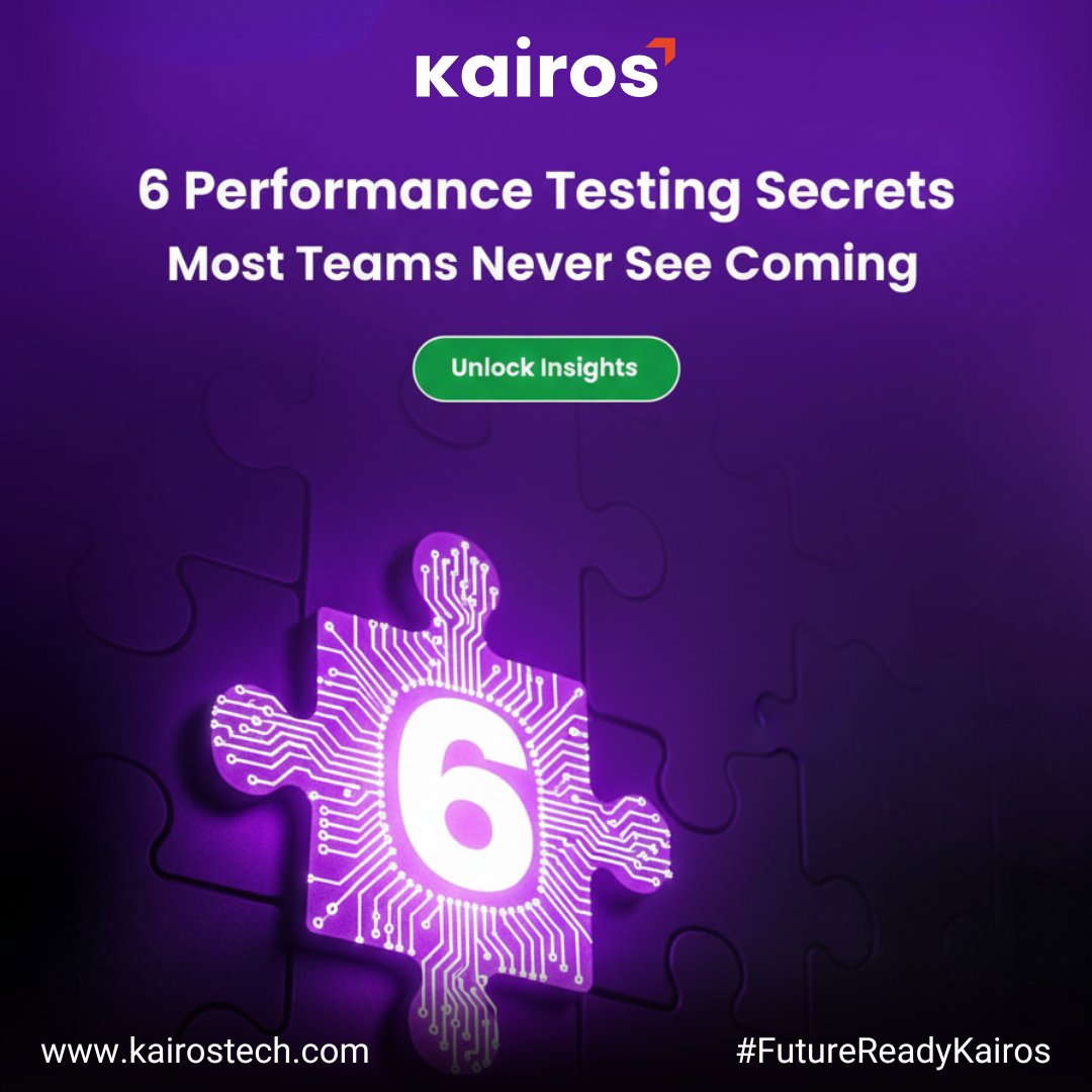 KairosTechInc's tweet image. Systems don’t fail suddenly, They whisper first. Performance testing isn’t about speed, it’s about spotting those whispers before outages hit. Real load = real behavior. kairostech.com/performance-te…

#PerformanceTesting #Kairostech