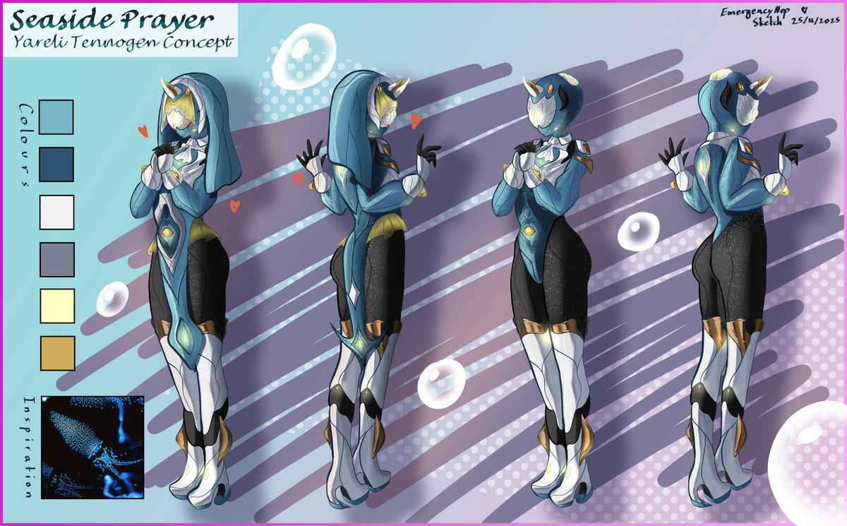 Seaside Prayer Yareli Tennogen Concept

Invested another 8 hours into a more fleshed out design

#warframefanart #yareli