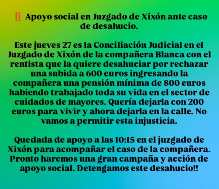 Sindicato de Inquilinas e Inquilinos de Asturias tweet media