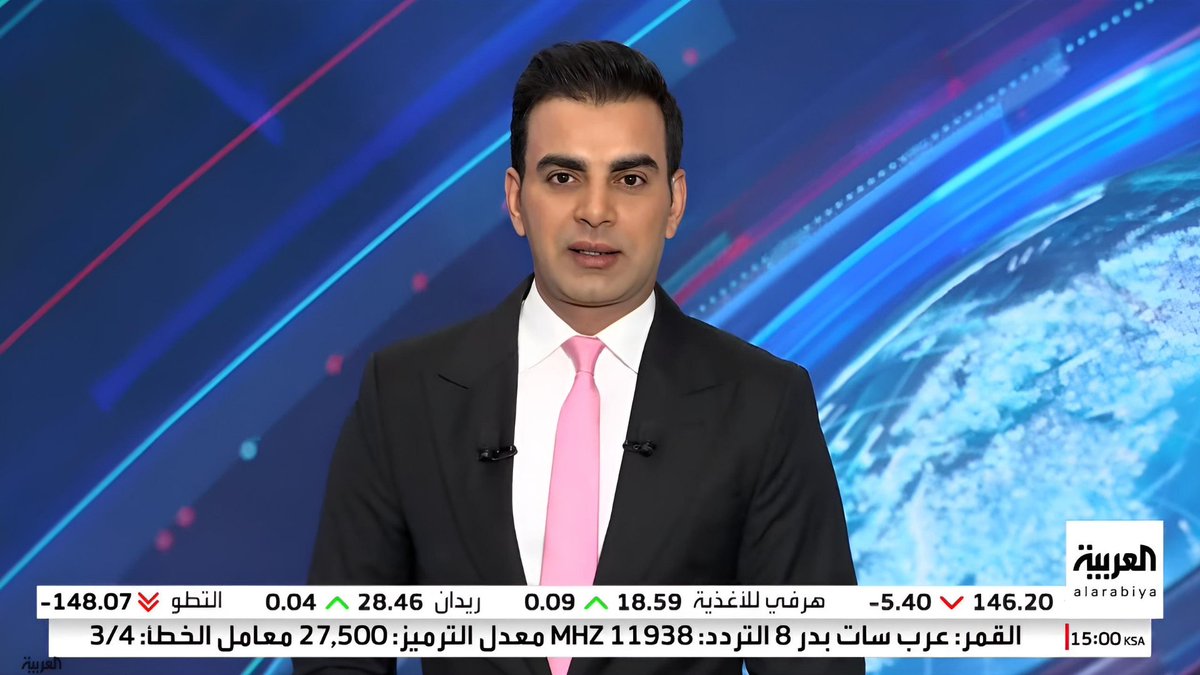 ♥️ #صهيب_شراير <a href="/sohaib/">صهيب شراير | SOHAIB CHARAIR</a> ♥️ 

#قناة_العربية 
#الرياض 
#نشرة_الخامسة 
#نشرة_الأخبار