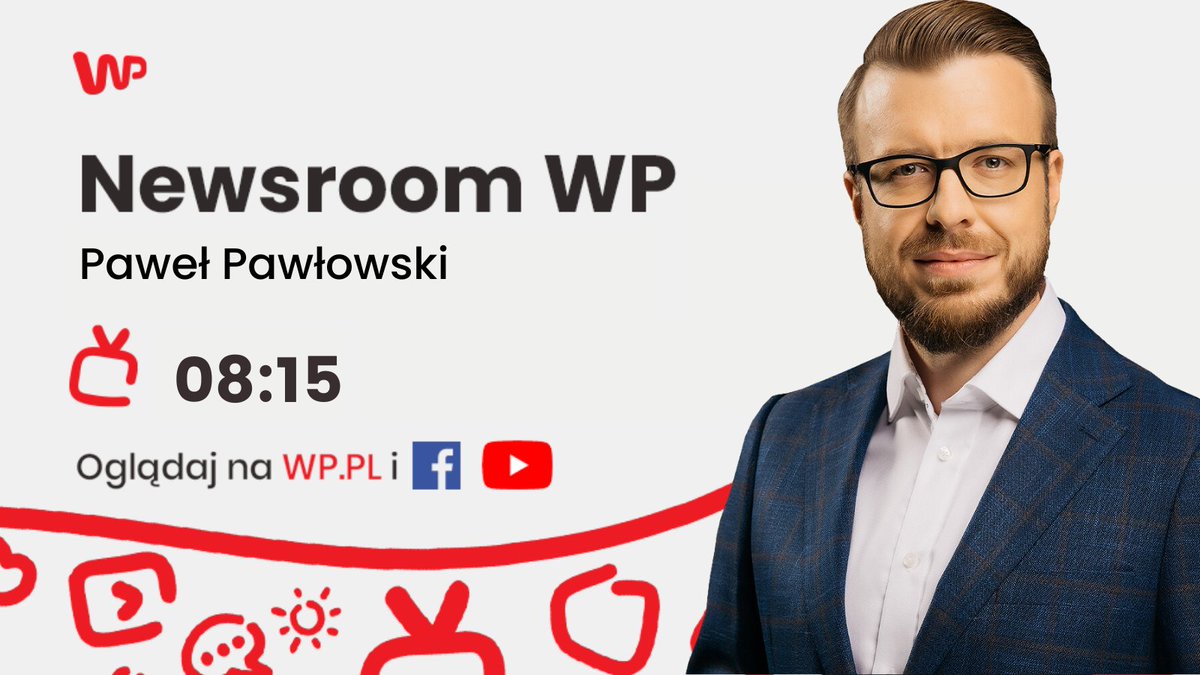 📍NEWSROOM
⏰ 8:15
📍 <a href="/PPawlowski1/">Paweł Pawłowski</a> 

Gość: Płk Maciej Matysiak, były zastępca szefa Służby Kontrwywiadu Wojskowego, Fundacja Stratpoints (<a href="/matysiakmaciej/">Maciej Matysiak</a>)