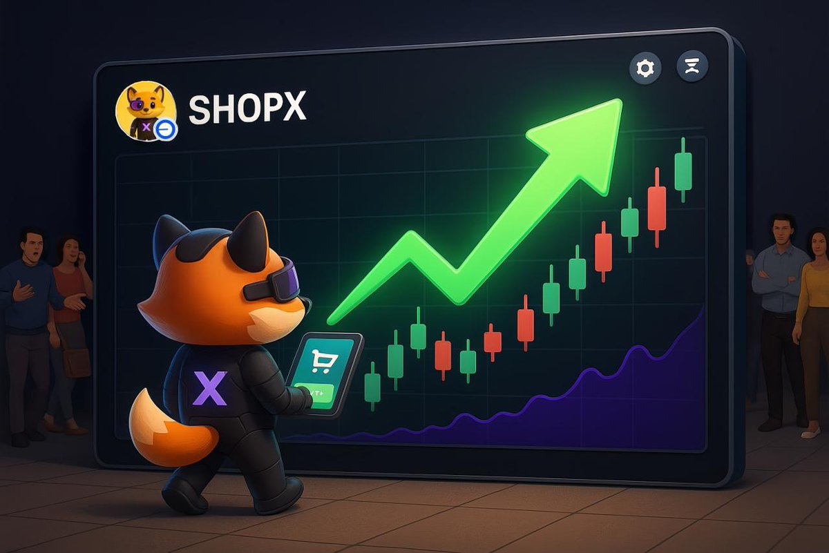 ShopX_AI's tweet photo. Imagine your shopping agent reading charts like a trader 📊🤖

ShopX interprets dynamic pricing the same way DeFi bots read candles, then executes trustless checkouts via crypto.

That’s commerce with market intelligence.
#ShopX #Virtuals #Web3 #AIagents https://t.co/IzpOjJHahB