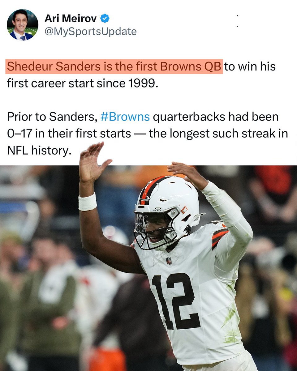 <a href="/AdamSchefter/">Adam Schefter</a> Took him one start to make history.

AND THIS IS JUST THE BEGINNING 🙏