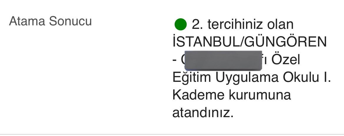 Ben atandımmm ! 🥳