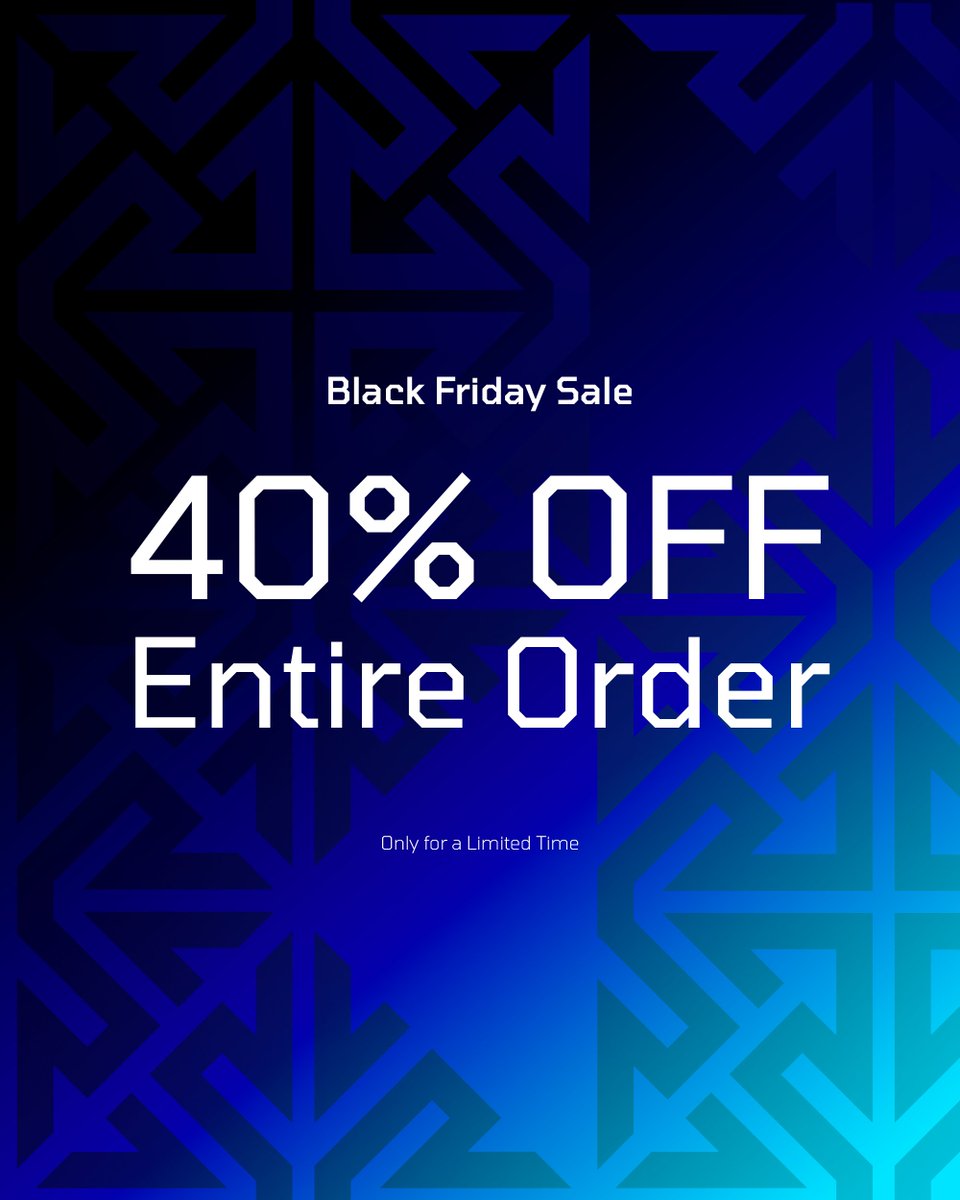 SynkitNET's tweet image. Only this week, whole store is 40% OFF
Use code &apos;BLACKFRIDAY&apos; at checkout - 
Live now, for a limited time only!