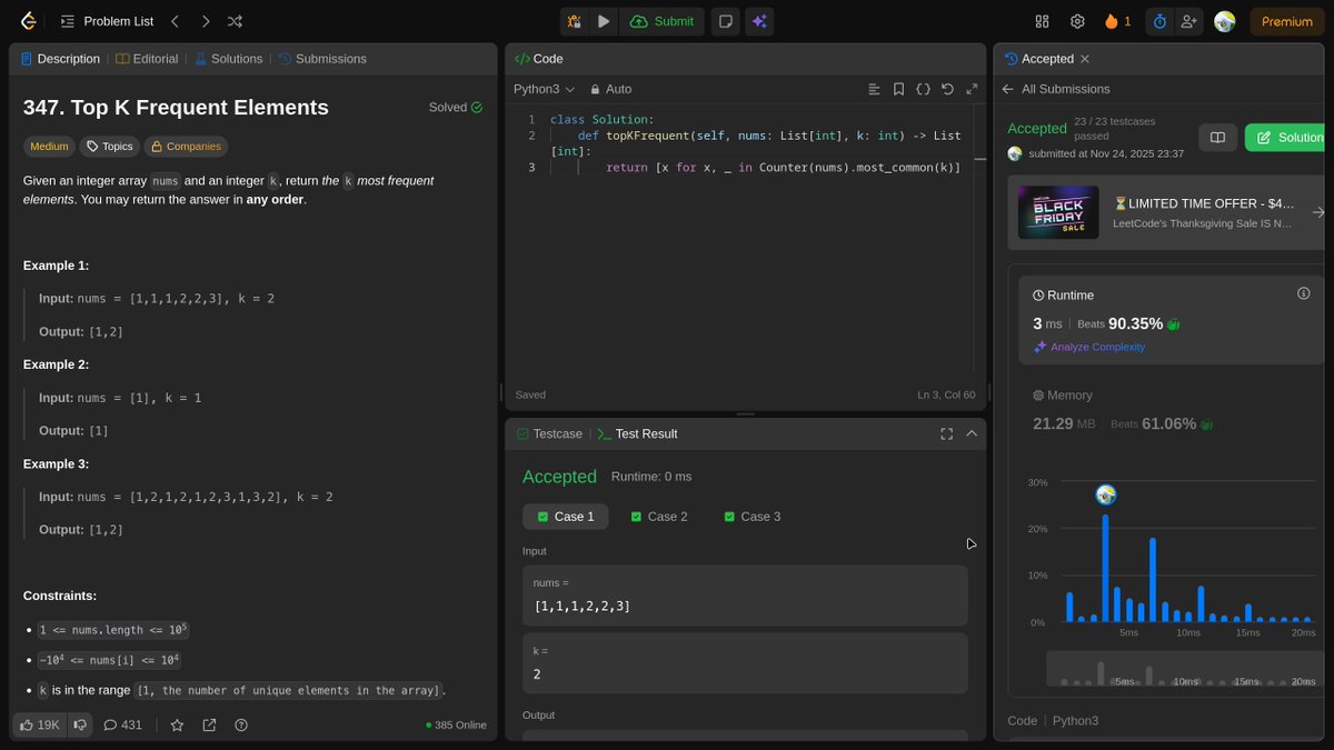 oddava's tweet image. i might be cheating here lol
but it&apos;s a valid approach

- 2 more mediums done (previous one was hard i swr)

78 -&amp;gt; 80 / 100
#LeetCode #leetcodeprogress #leetcodeproblems