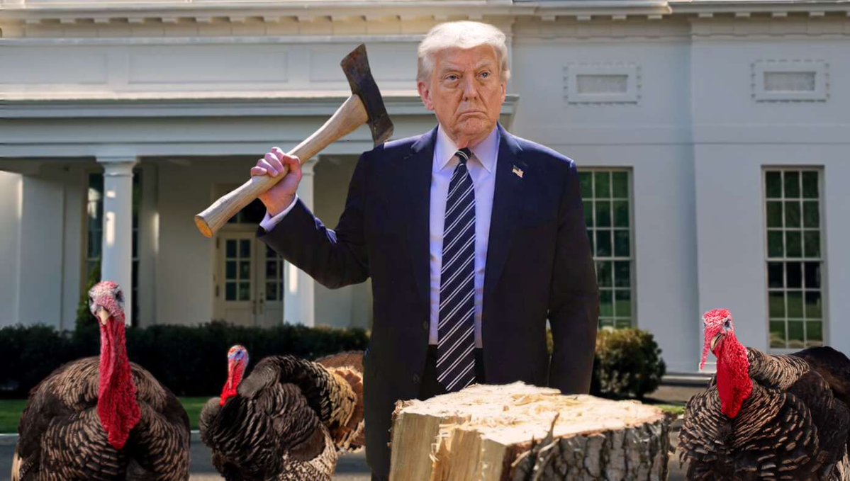 TheBabylonBee's tweet image. Trump To Execute All Turkeys Pardoned By Biden&apos;s Autopen buff.ly/vFrOXTP