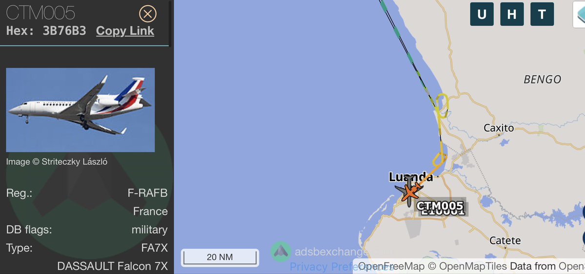 🇫🇷 🛩️ ✈️ Atterrissage en Angola 🇦🇴 après le Gabon 🇬🇦. Le Président <a href="/EmmanuelMacron/">Emmanuel Macron</a> continue son voyage africain.

bit.ly/48dZnuP