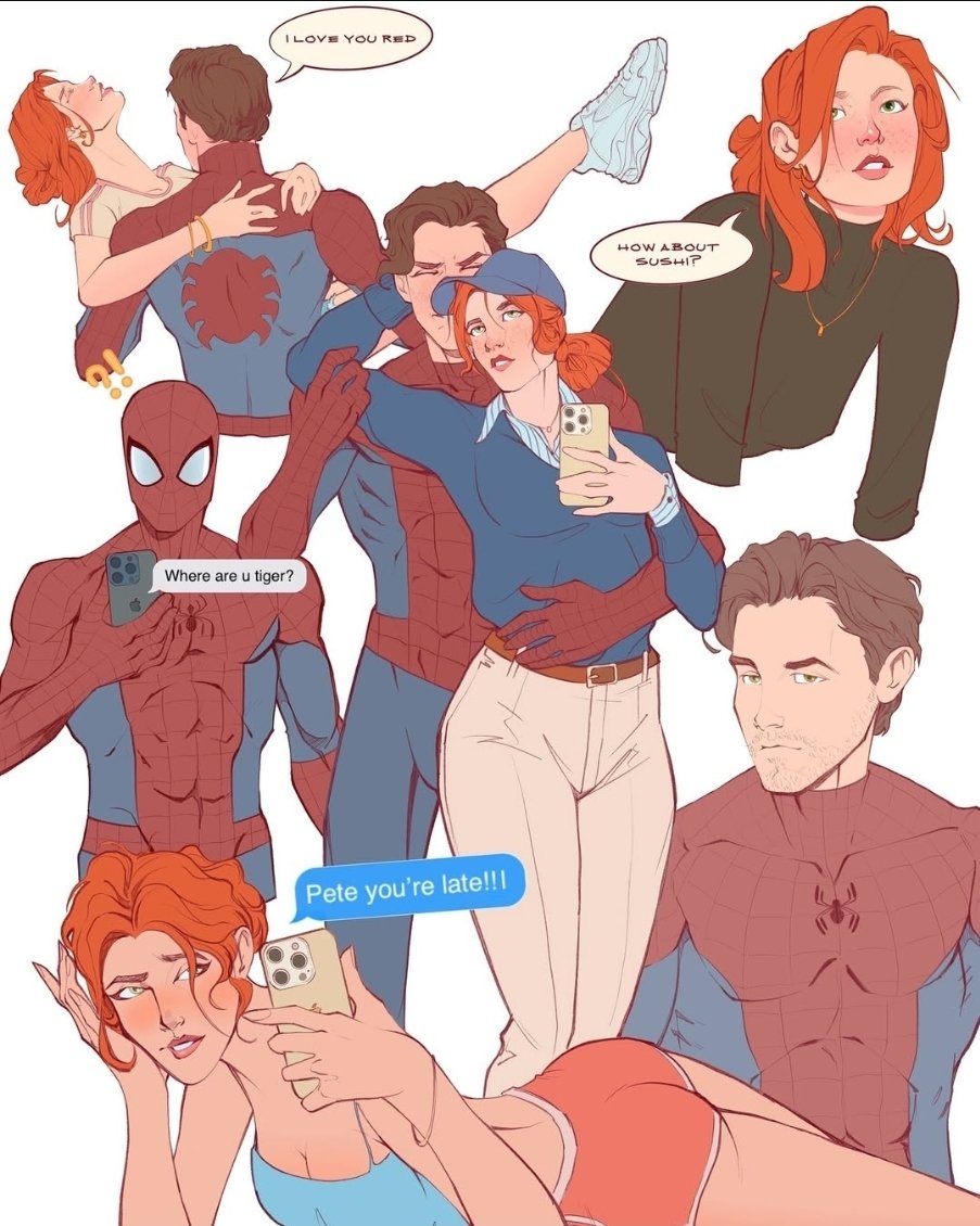 Spiderfam_98's tweet image. This art is so perfect. I love it so much🥹🥰😍 
Art by @DiegonskiArt, art and more on Instagram.