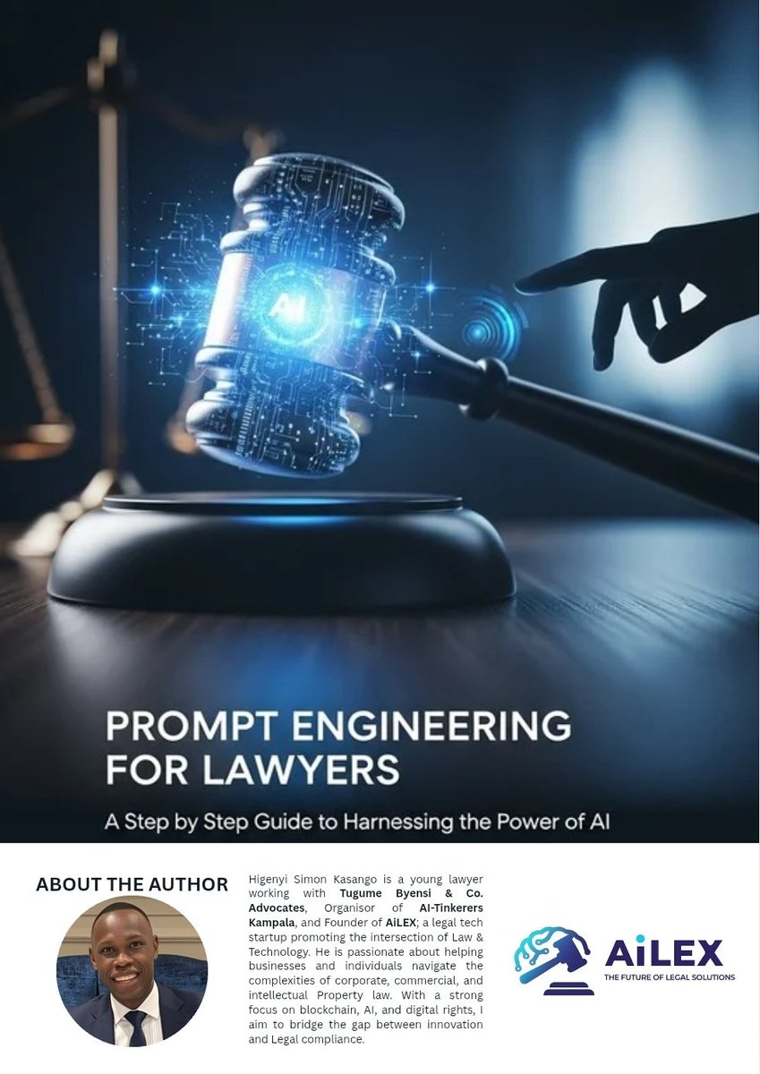 HigenyiSimonKas's tweet image. The saying Old wine, New bottle doesn&apos;t fall short of knowledge. I am happy to once again share my guide but with a new look. Knowledge is meant to be shared. Kindly checkout my guide on prompt engineering for lawyers. You won&apos;t regret.
#Legaltech #AI #PromptEngineering #Tech