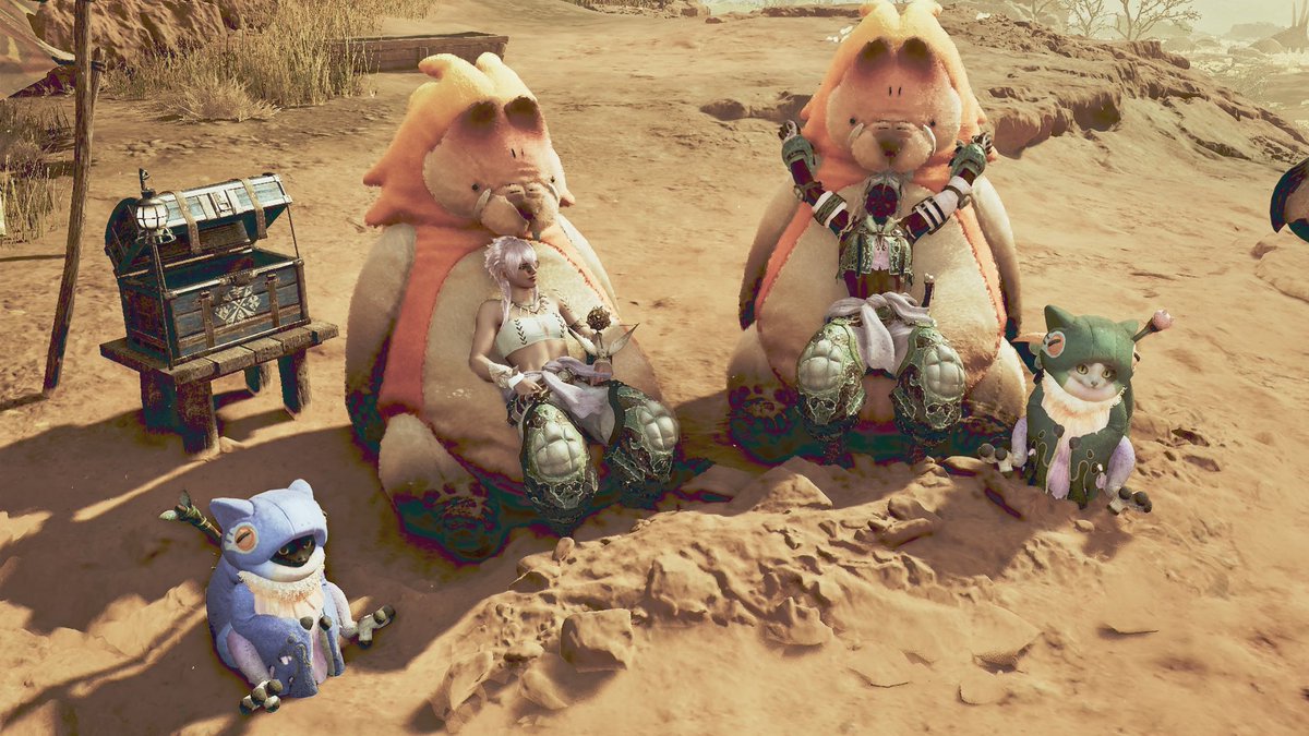 Toukolina's tweet image. Unemployed vibes 

#MonsterHunterWilds