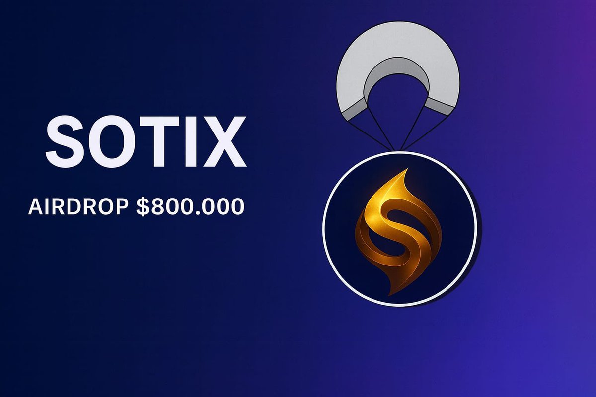 SotixCoinPlay's tweet image. Claim $800,000 - $SOTIX for first 4500 🔥 

$SOTIX will List November 27th at 15:00 UTC on $SOLANA 

✅ Follow @SotixCoinPlay 
✅ RT &amp;amp; Like
✅ Drop your $SOL address

Distribution Airdrop November 27th⏳