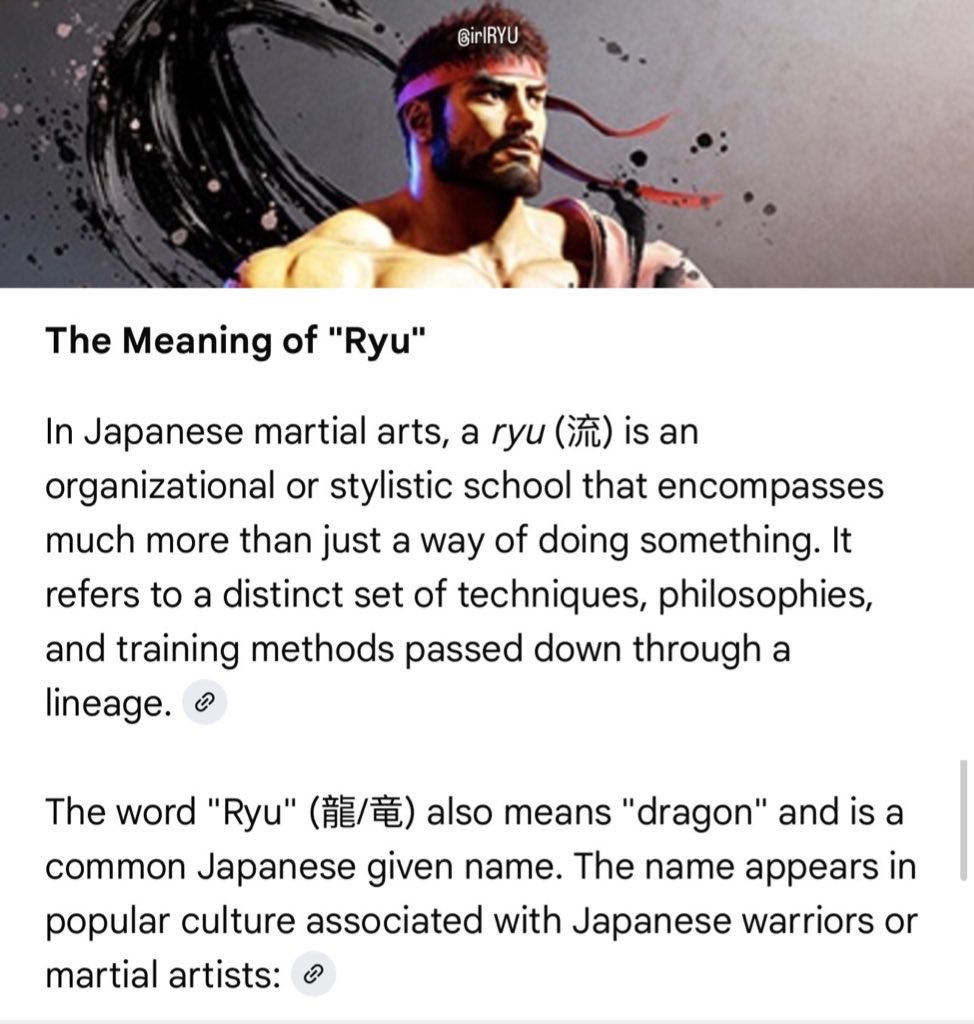 SHOTOKAN FUN FACTS: Origins of Ryu.🥋