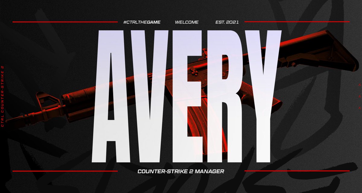 🚨BIG ANNOUNCEMENT🚨

We are absolutely delighted to announce <a href="/RattGatt/">Avery ♡</a> as our NEW Counter-Strike 2 Manager!

Avery will be helping us prepare for our anticipated comeback to CS2.

So watch this space 👀

Welcome Avery!
And Happy Birthday! Not a bad present 😉

#CTRLTheGame