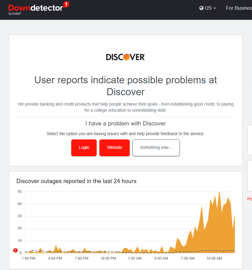 Maugie_Games's tweet photo. #DiscoverBank is having issues, folks all over the US are unable to even log in to see funds or even make payments or change information.
@Discover has been very quiet about this.. wonder why.
Hope it's not somethin' like we went through with #JunoFinance Article here: https://t.co/s2Dl4YLCGI 
Tired of Banking? https://t.co/CIooXrOC1M 
@TomCrown @CrownAnalysis