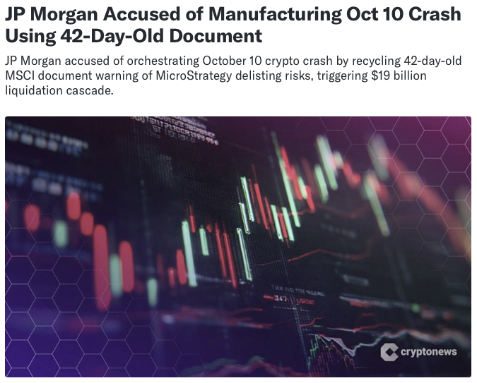 _Adrian's tweet photo. BREAKING CONTAINMENT

The "TIMELINE OF A HIT JOB" has reached @YahooFinance 

We aren't just making noise on X anymore. 

We are forcing mainstream financial media to ask real questions about Short Seller | JPMorgan | MSCI coordination against $MSTR.

They tried to ignore the story. We forced them to print it.